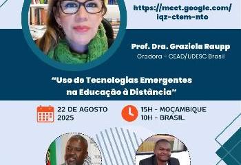 Professora da Udesc Cead fará palestra online sobre…
